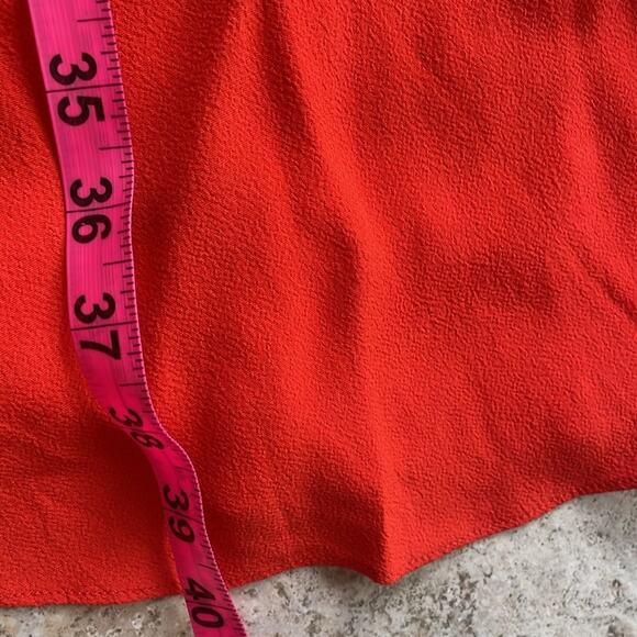 Veronica Beard Oleta Ruffled Off-the-Shoulder Dress Red - Picture 13 of 16